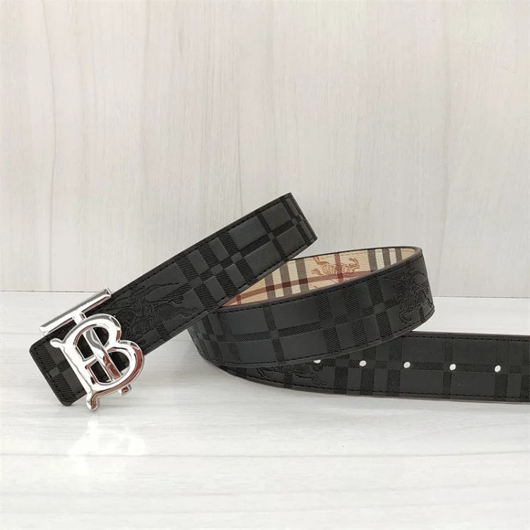 Br classic men's and women's belt double-sided embossed