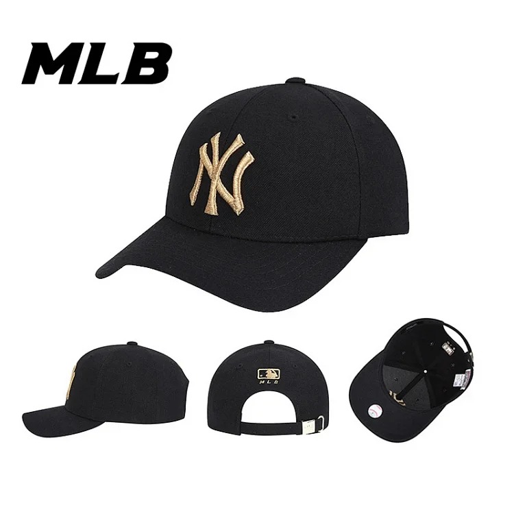 Mlb hat men and women 2026 new ny hard top baseball cap big head circumference sun hat la peaked cap large brim