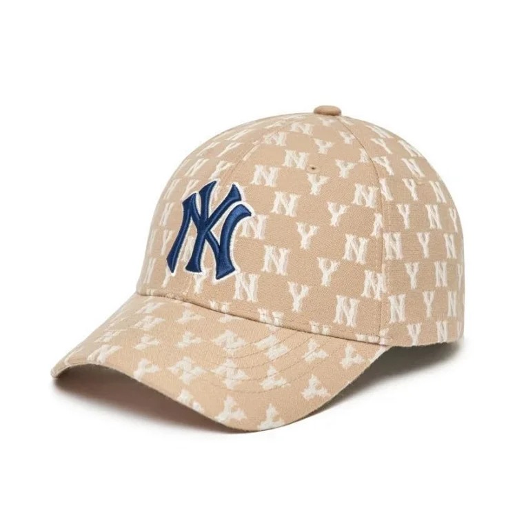 Mlb hat men and women 2026 new ny hard top baseball cap big head circumference sun hat la peaked cap large brim