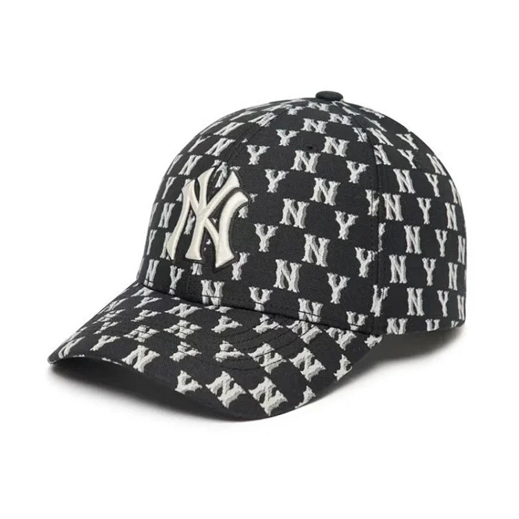 Mlb hat men and women 2026 new ny hard top baseball cap big head circumference sun hat la peaked cap large brim