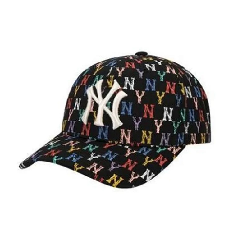 Mlb hat men and women 2026 new ny hard top baseball cap big head circumference sun hat la peaked cap large brim