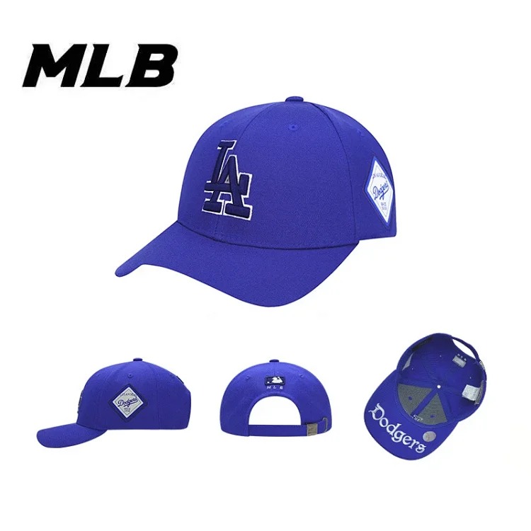 Mlb hat men and women 2026 new ny hard top baseball cap big head circumference sun hat la peaked cap large brim