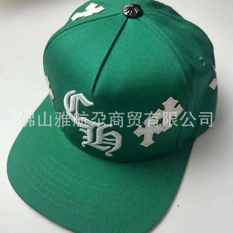 Men's Hat Korean Style CH Mesh Sun Hat Baseball Cap Adjustable Sun Protection Peaked Hat Women's Summer Cool Letter Embroidery