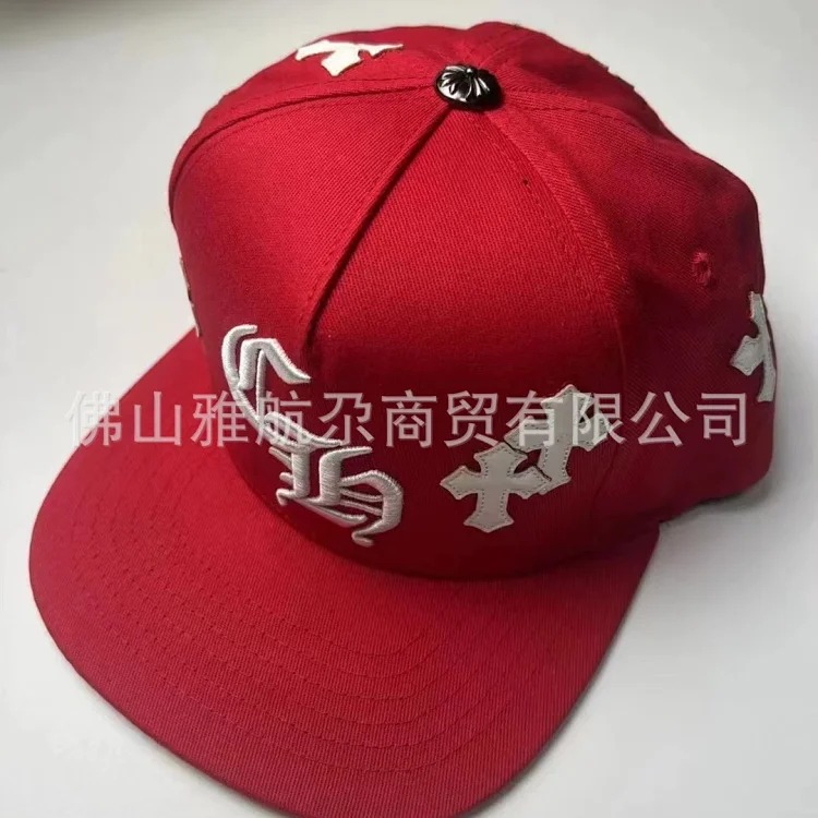 Men's Hat Korean Style CH Mesh Sun Hat Baseball Cap Adjustable Sun Protection Peaked Hat Women's Summer Cool Letter Embroidery