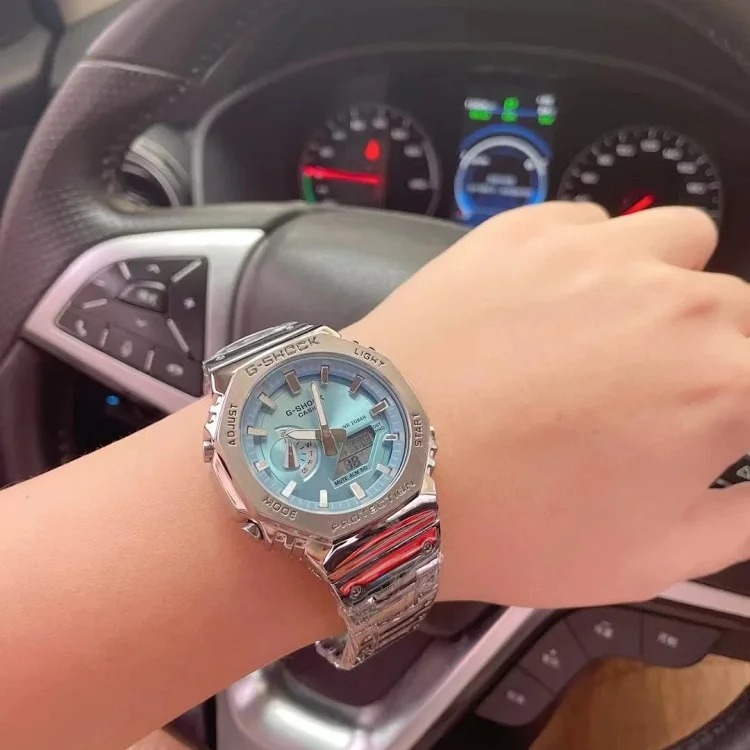 [DX66-1] Watch Men's Watch Sports Watch Calendar Men's Student Watch Steel Band Watch Waterproof