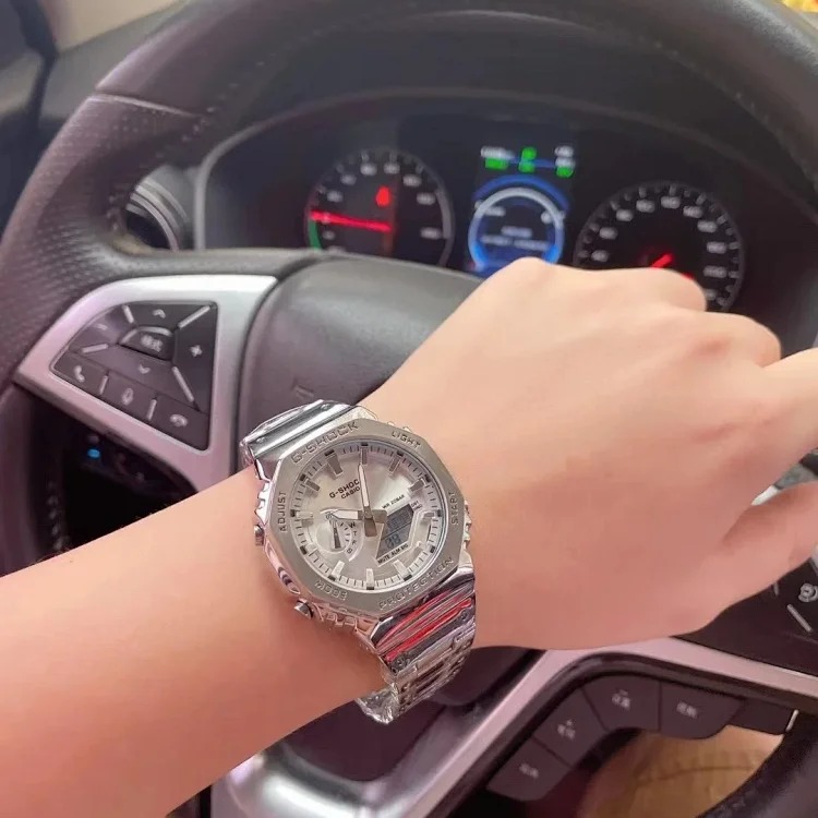 [DX66-1] Watch Men's Watch Sports Watch Calendar Men's Student Watch Steel Band Watch Waterproof