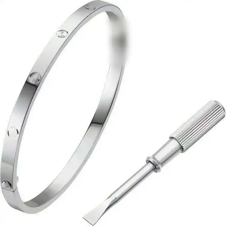 High of classic fashionable men's and women's bracelets plated with 18k gold, light luxury and non-fading couple bracelets