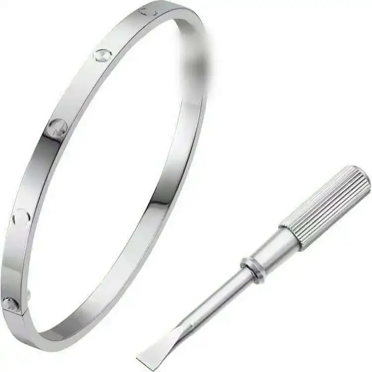 High of classic fashionable men's and women's bracelets plated with 18k gold, light luxury and non-fading couple bracelets