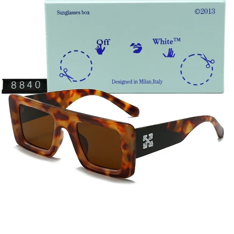 [DX34-2] High-end summer sunglasses with big face and slimming effect (8840)