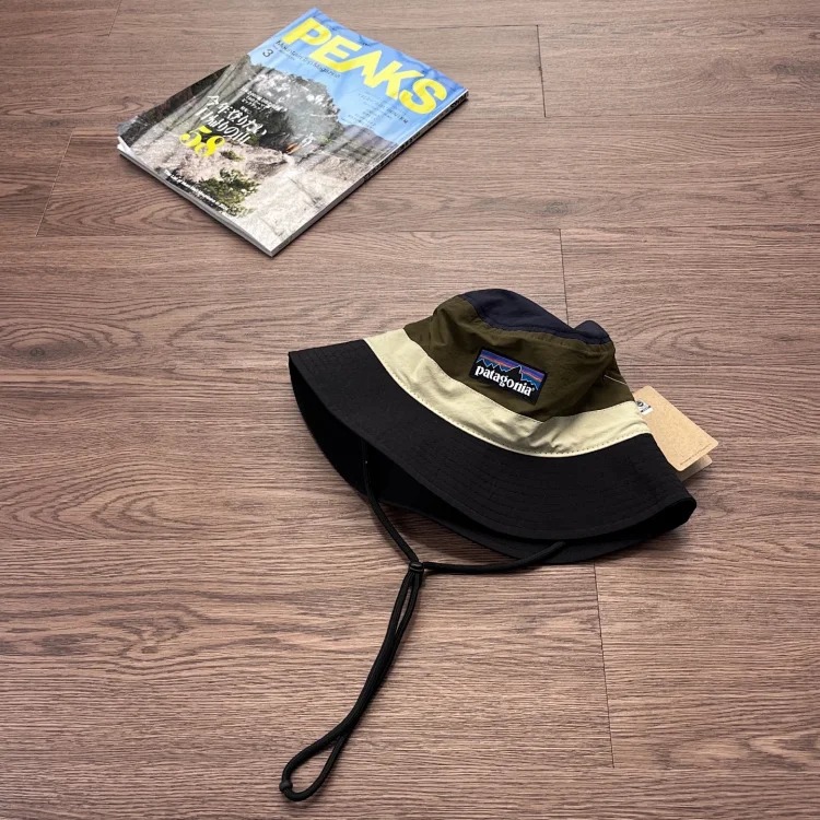 (Best Qua...)pata outdoor contrasting color functional workwear summer fisherman hat sun hat fishing hat hiking and hiking