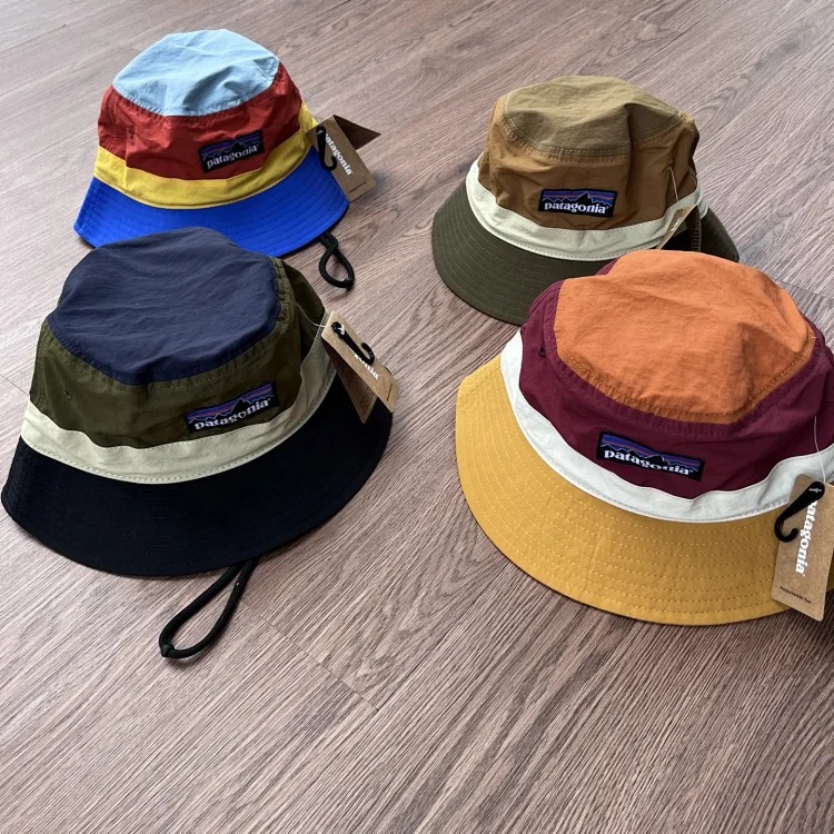(Best Qua...)pata outdoor contrasting color functional workwear summer fisherman hat sun hat fishing hat hiking and hiking