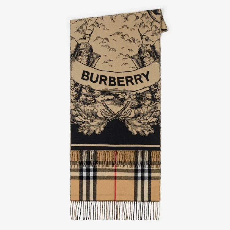 High-quality scarf (double-sided cashmere, packaged in a gift box at the counter)