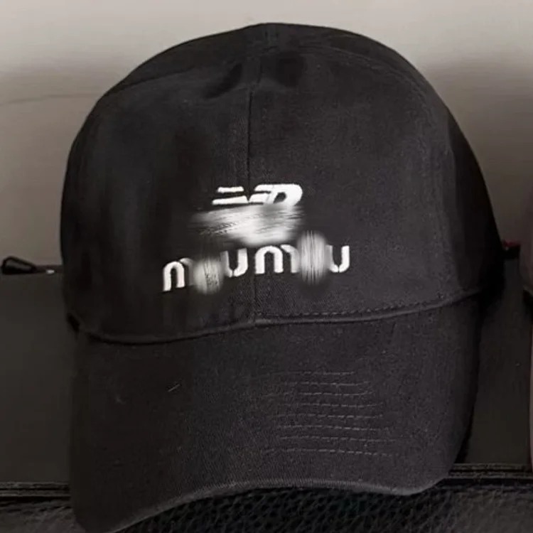 Mumu×New Balece’s new joint denim denim baseball cap for men and women with face-friendly small baseball trendy hat