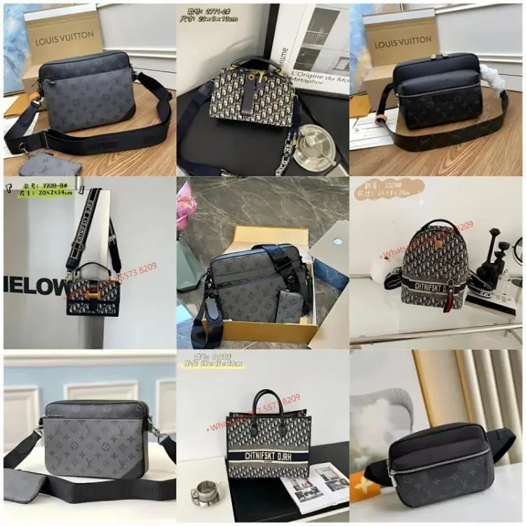 YY08-Full printed D small square bag tote bag handbag shoulder crossbody bag