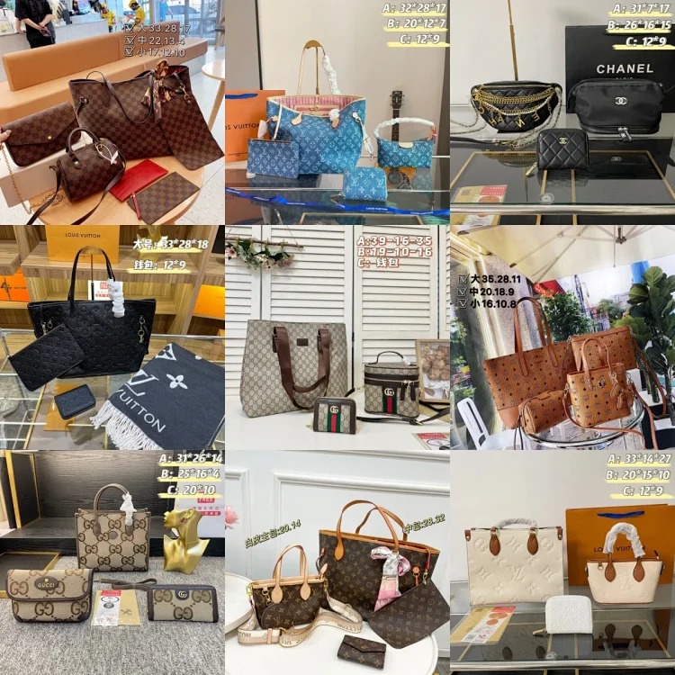 Fashionable large-capacity versatile combination bag-005