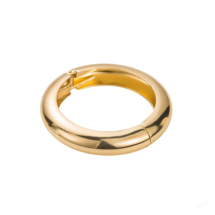 B3524 cross-border retro versatile geometric round resin bracelet, personalized fashionable alloy texture openable bracelet