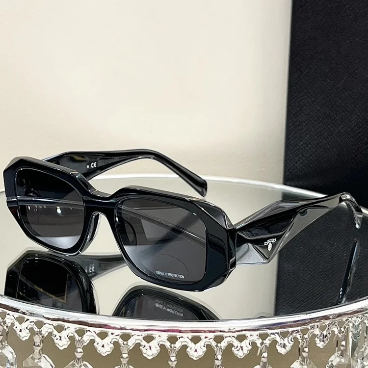 New Pujia sunglasses European and American fashionable retro hottie anti-UV simple SPR17W sunglasses cross-border