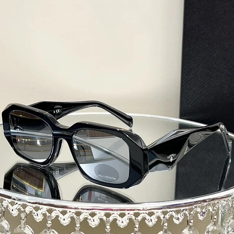 New Pujia sunglasses European and American fashionable retro hottie anti-UV simple SPR17W sunglasses cross-border