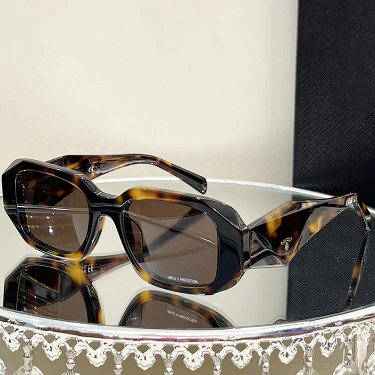 New Pujia sunglasses European and American fashionable retro hottie anti-UV simple SPR17W sunglasses cross-border