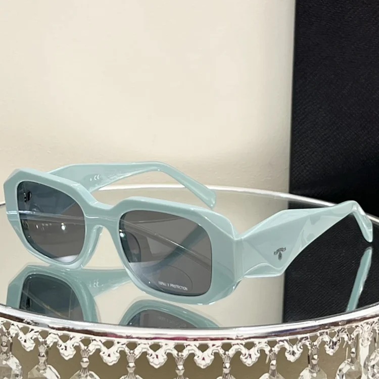 New Pujia sunglasses European and American fashionable retro hottie anti-UV simple SPR17W sunglasses cross-border