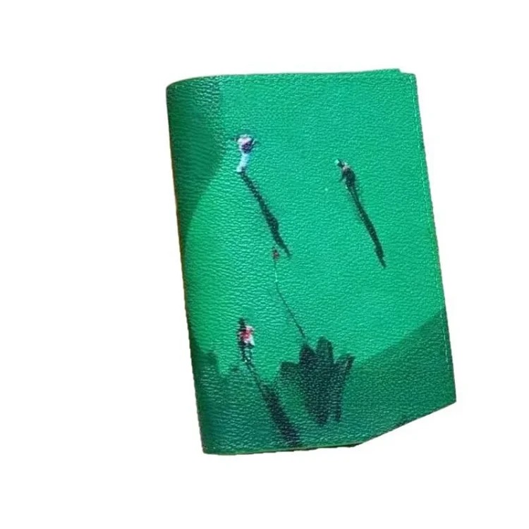 Popular holiday series small fresh graffiti passport holder wallet passport cover document bag passport card holder wallet series