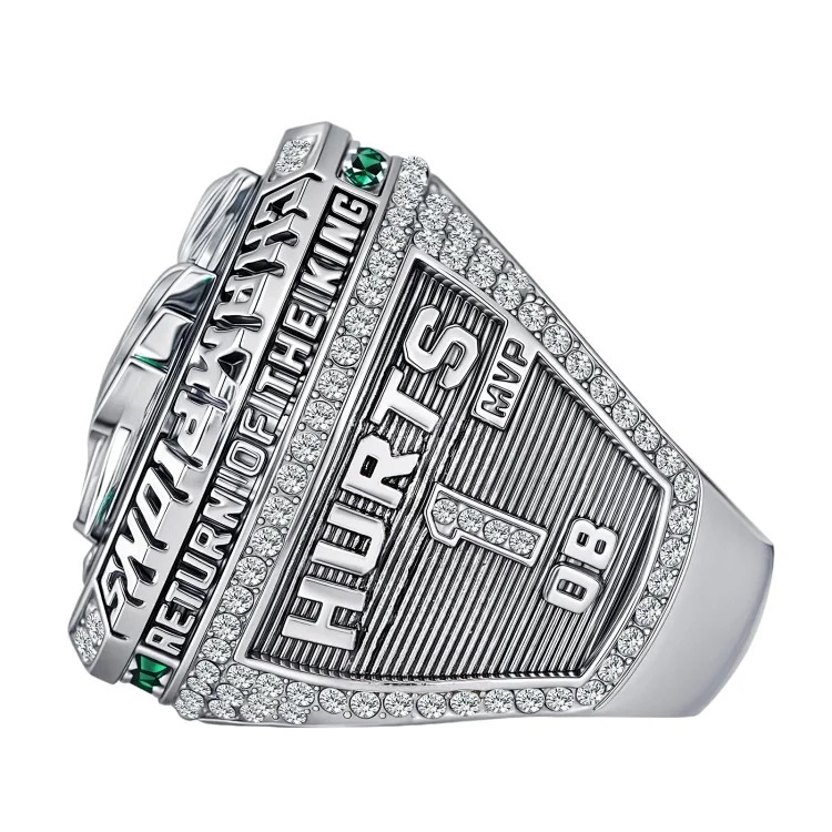 Cross-border hot selling NFL 2024-2025 Philadelphia Eagles championship ring Philadelphia HURTS men's ring manufacturer