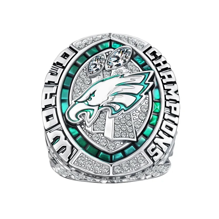 Cross-border hot selling NFL 2024-2025 Philadelphia Eagles championship ring Philadelphia HURTS men's ring manufacturer