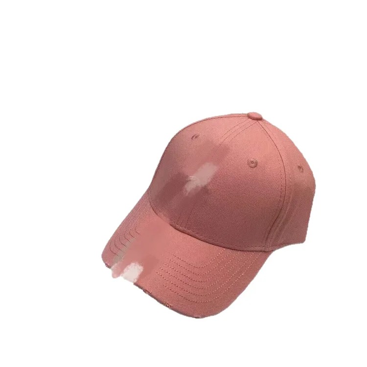 Double embroidered correct letter fashion baseball cap with face display small peaked cap for women and men versatile sun hat