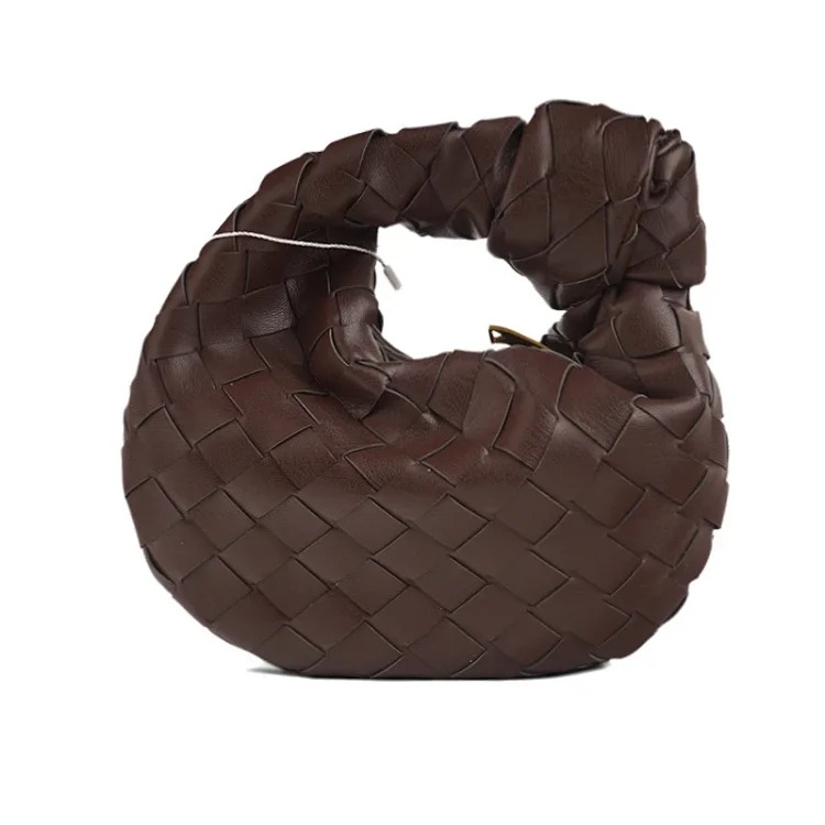 2025 Spring Commuting 2024mini Portable Cloud Bag Handmade Woven Armpit Bag Pillow Bag Hot Selling Women's Bag