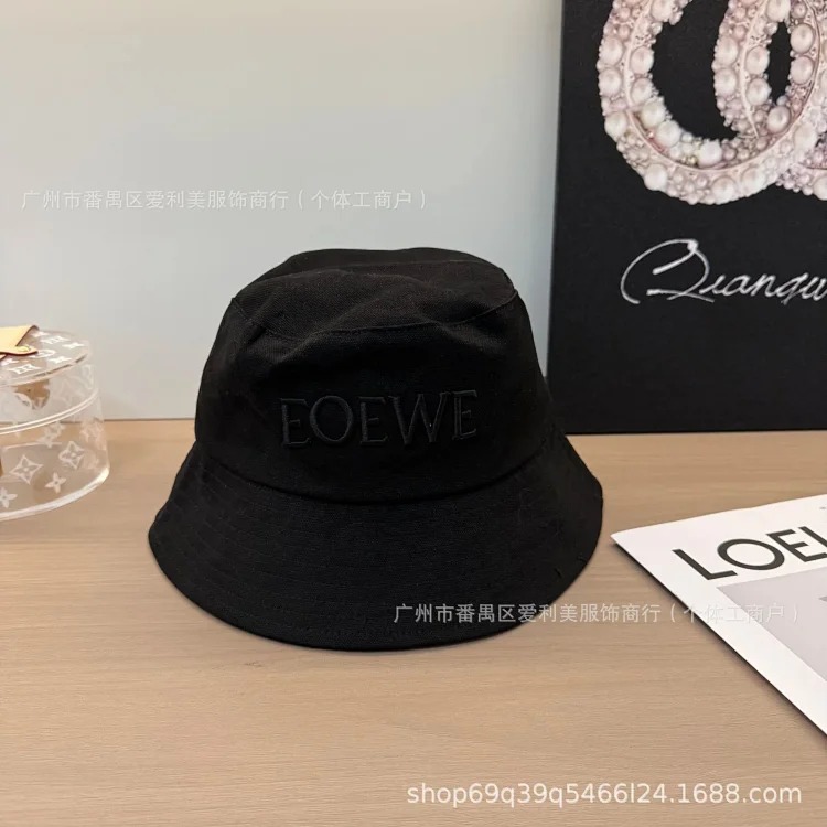 Cross-border wholesale fisherman hats for men and women Korean style student solid color hats new spring and summer letter embroidered sun hats