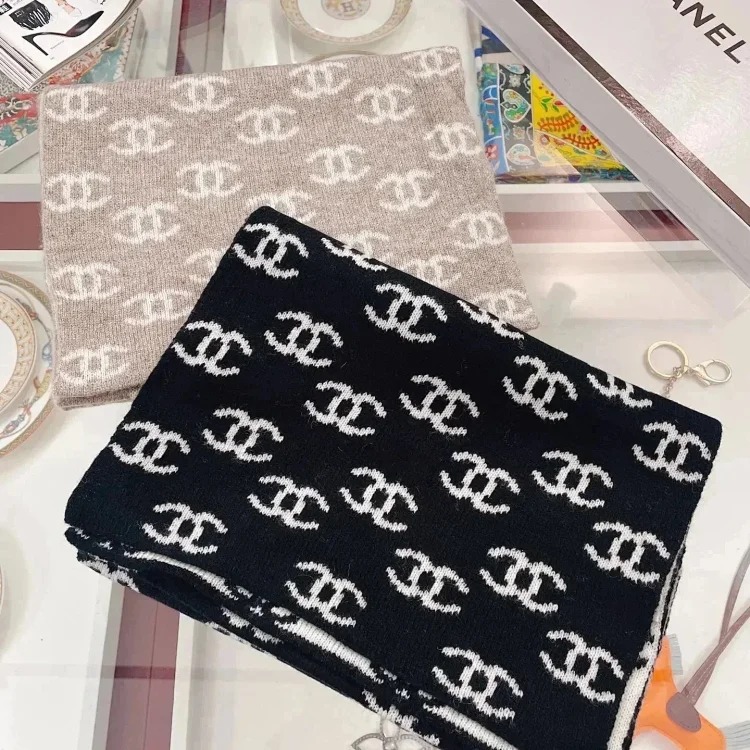New autumn and winter cashmere knitted scarf-1453