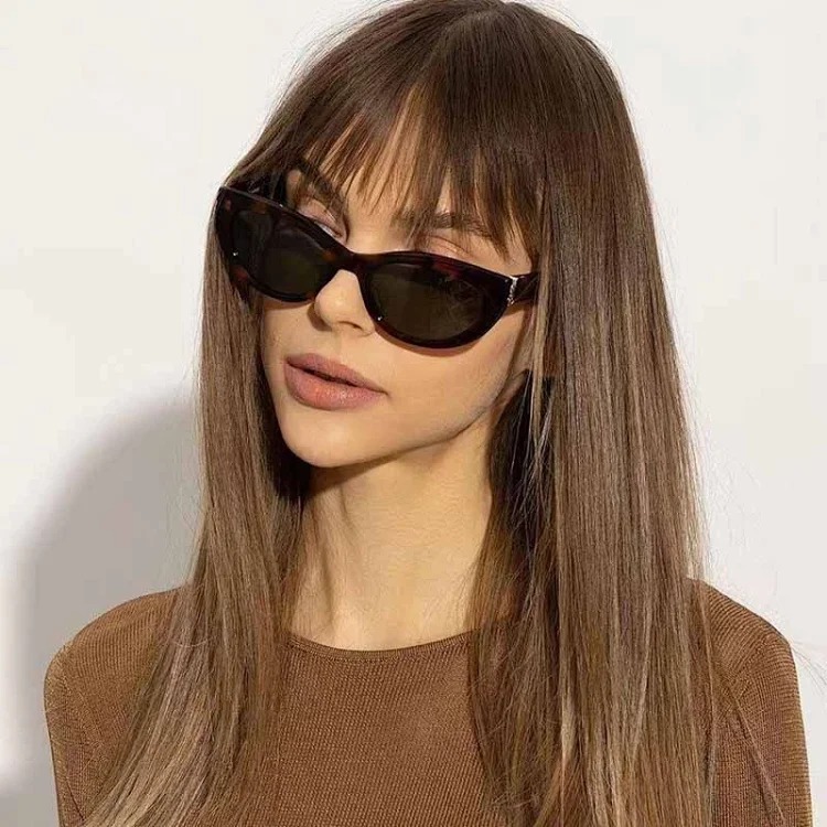 Small frame oval sunglasses