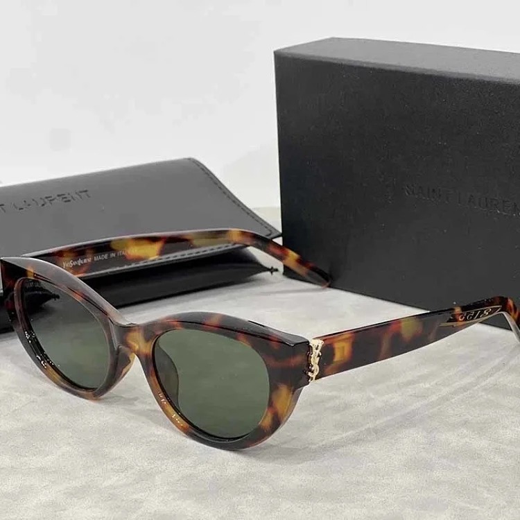 Small frame oval sunglasses