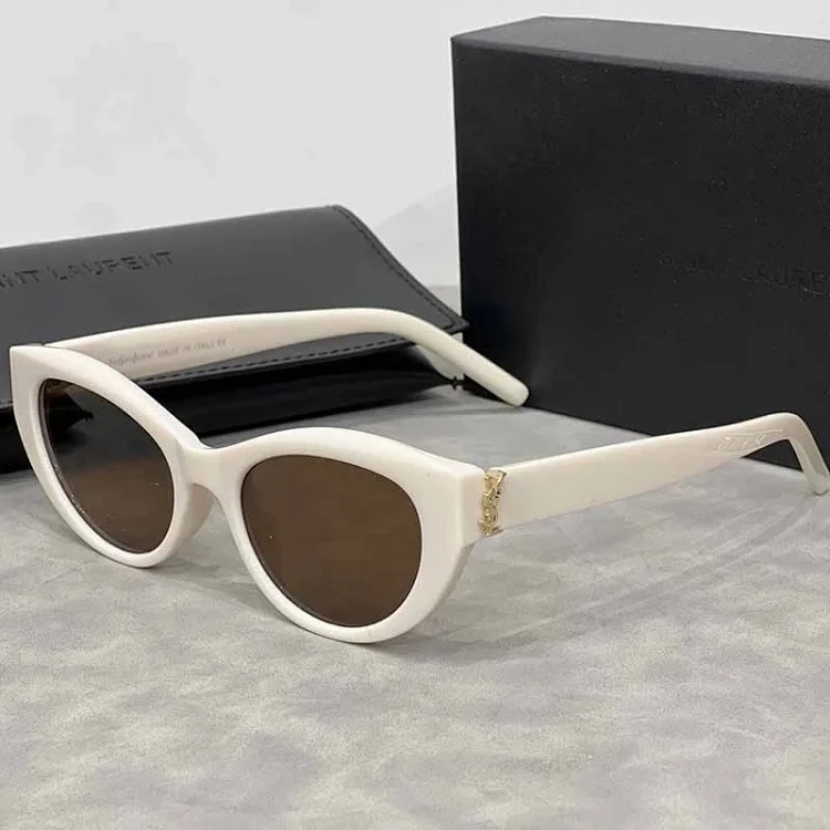 Small frame oval sunglasses