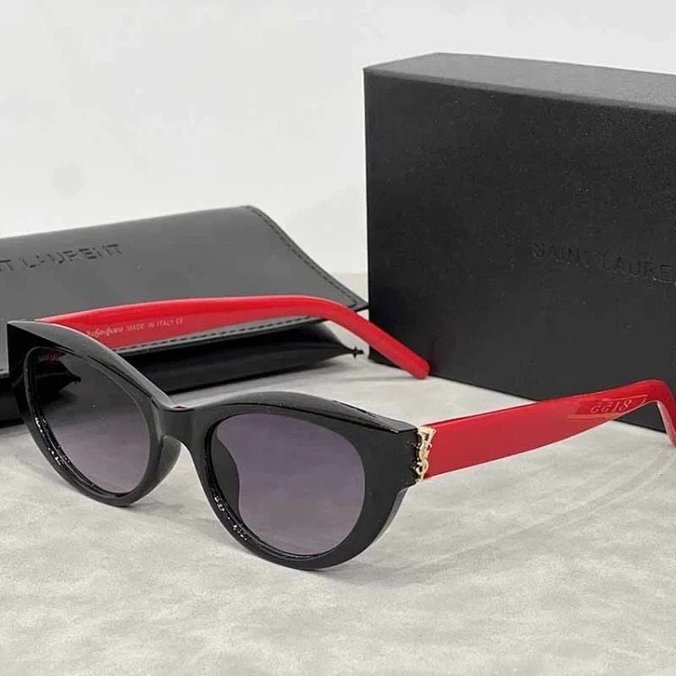 Small frame oval sunglasses
