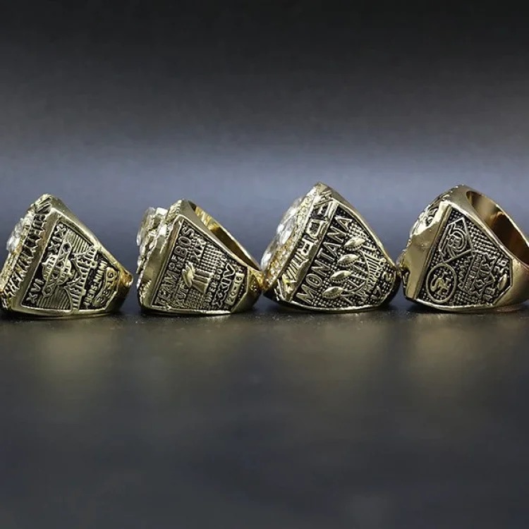 NFL San Francisco 49ers 5-year set 1981 1984 1988 1989 1994 championship ring set