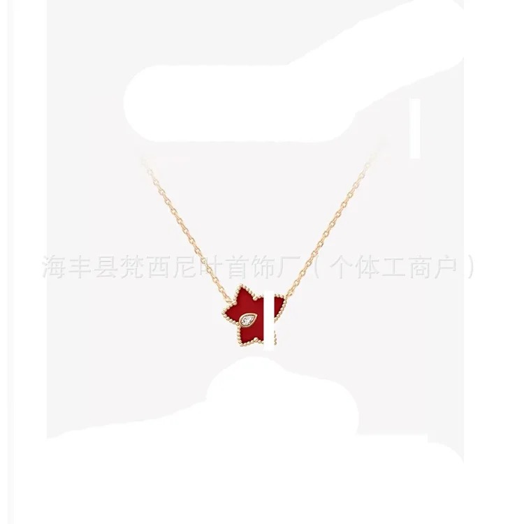 Tang Wei's same high Lola rose necklace bracelet sterling silver ivy three-leaf bracelet wholesale live broadcast exclusive