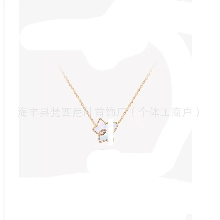 Tang Wei's same high Lola rose necklace bracelet sterling silver ivy three-leaf bracelet wholesale live broadcast exclusive