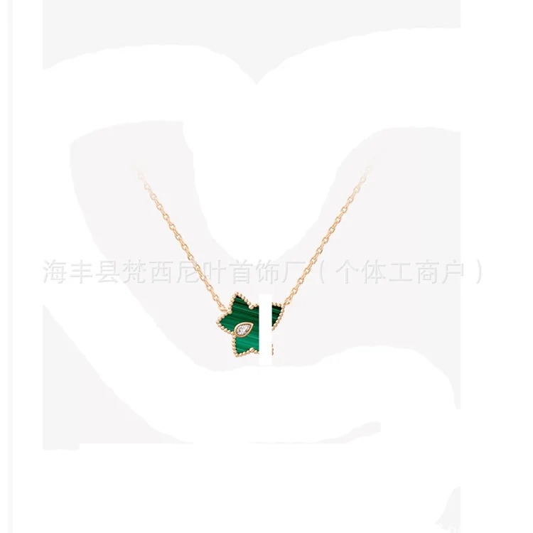 Tang Wei's same high Lola rose necklace bracelet sterling silver ivy three-leaf bracelet wholesale live broadcast exclusive