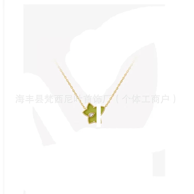 Tang Wei's same high Lola rose necklace bracelet sterling silver ivy three-leaf bracelet wholesale live broadcast exclusive