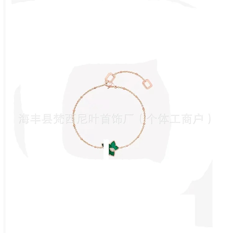 Tang Wei's same high Lola rose necklace bracelet sterling silver ivy three-leaf bracelet wholesale live broadcast exclusive