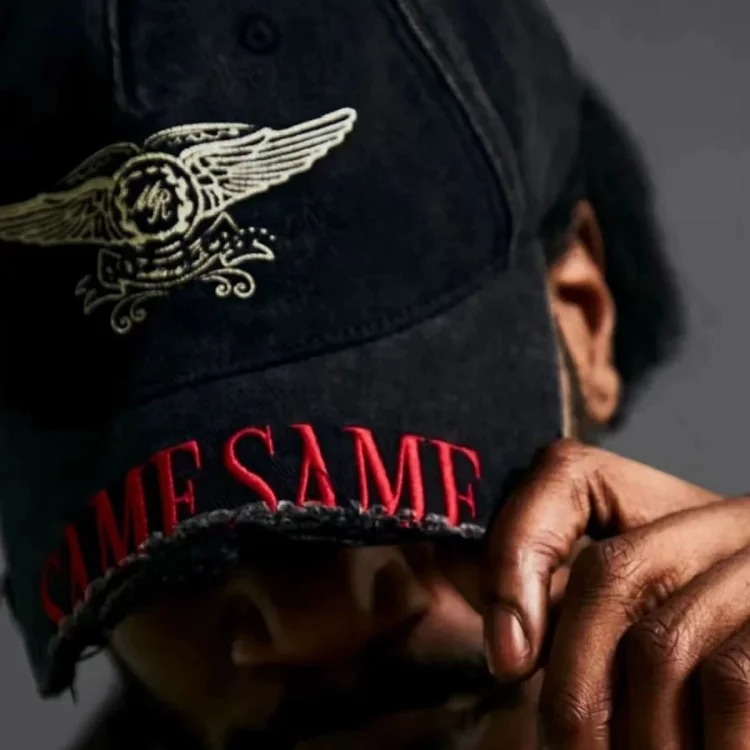 High Martine Rose FW24 washed embroidery process American ins style casual men's and women's peaked cap