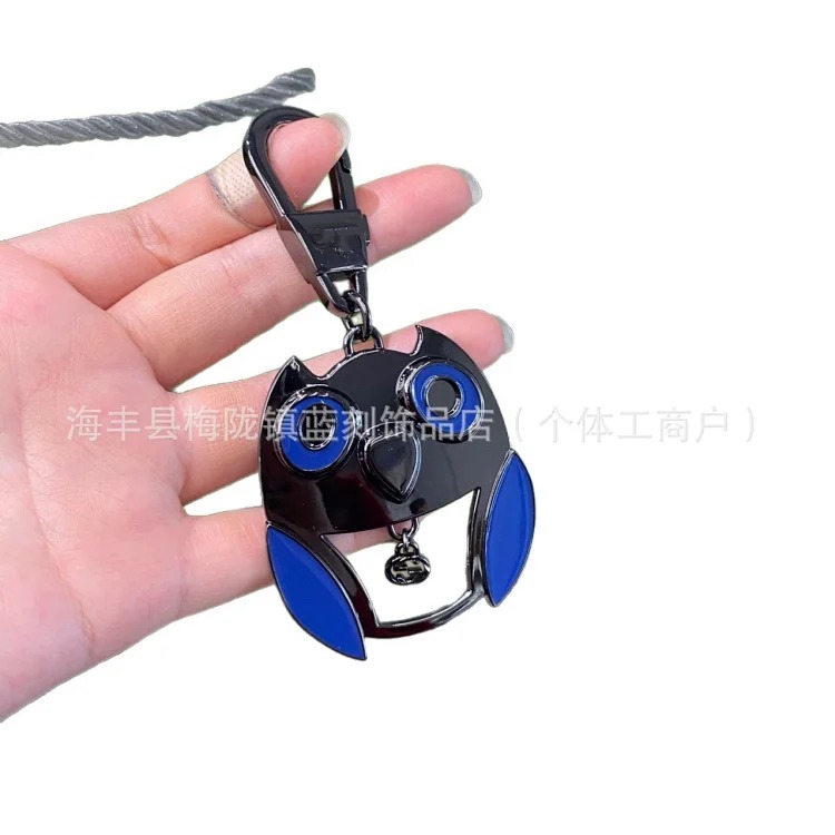 Gucci Gujia double G parrot keychain creative pendant cartoon keychain alloy accessories new Zi key chain pendant