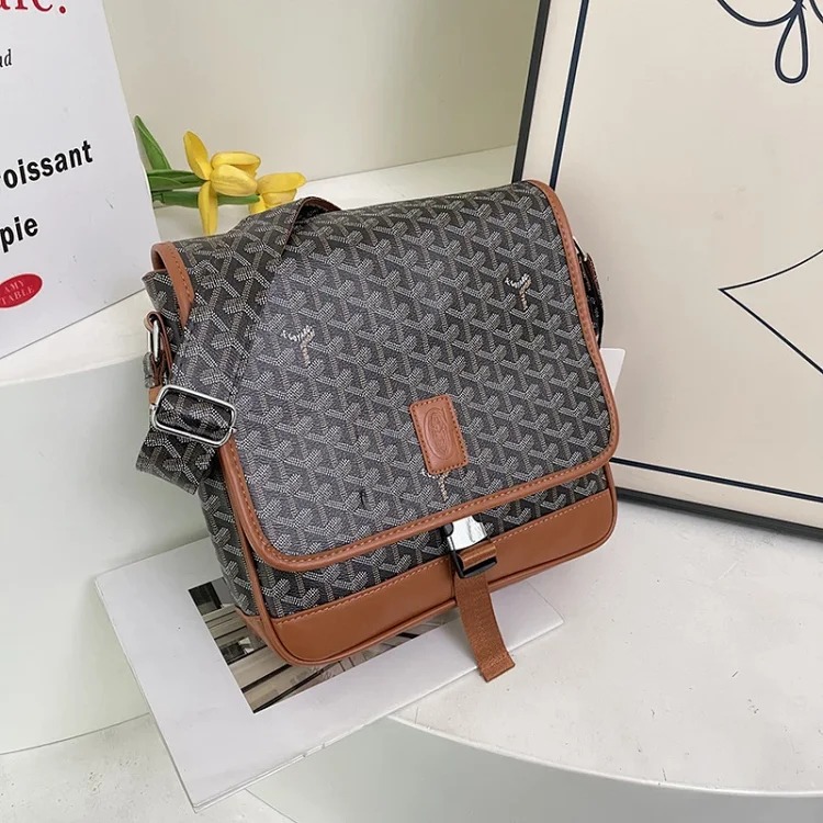 Dogtooth Goya citadin messenger bag large capacity messenger bag flip retro commuter bag men's shoulder bag women