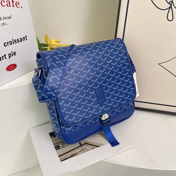 Dogtooth Goya citadin messenger bag large capacity messenger bag flip retro commuter bag men's shoulder bag women image 5