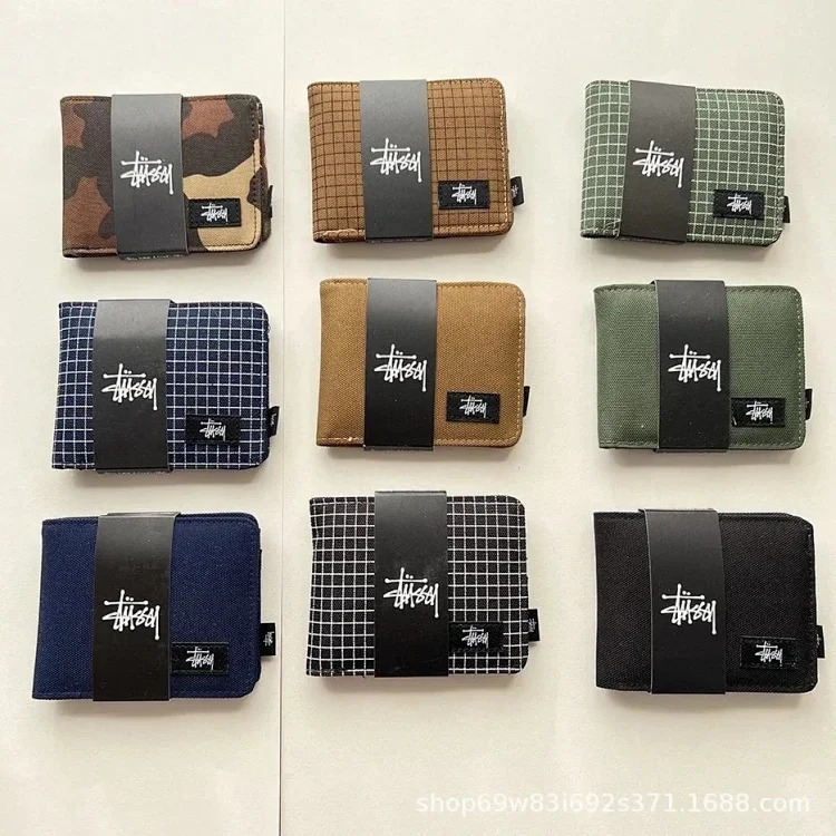 S simple bifold wallet card bag Xitu short wallet