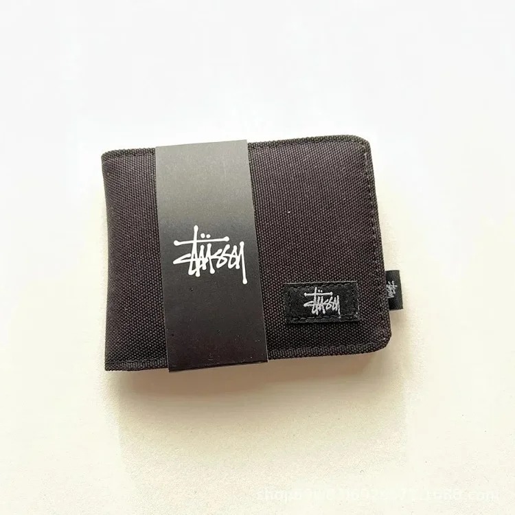 S simple bifold wallet card bag Xitu short wallet image 2