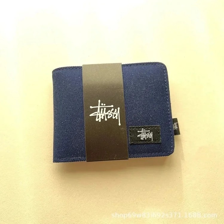 S simple bifold wallet card bag Xitu short wallet image 3