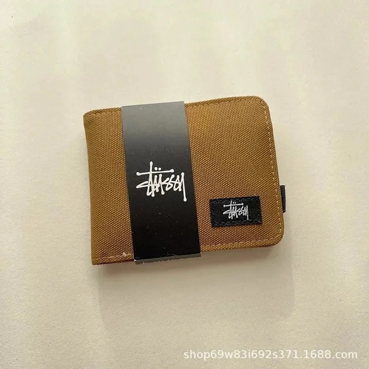 S simple bifold wallet card bag Xitu short wallet image 4