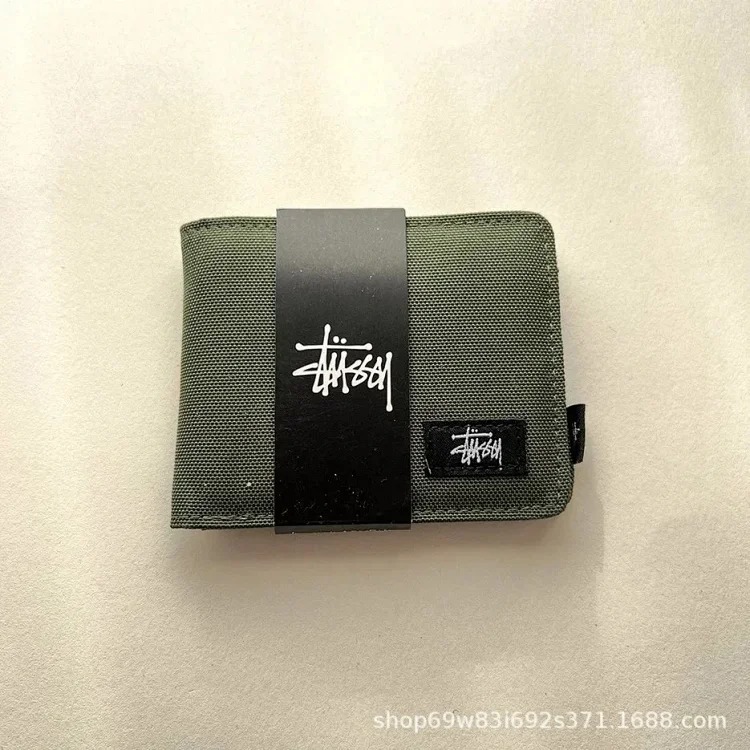 S simple bifold wallet card bag Xitu short wallet image 5